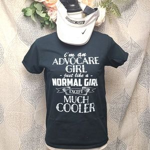 Advocare Shirt, drawstring bag and 2 visors